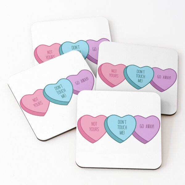 Item preview, Mean Conversation Hearts designed and sold by chelseadaigle.