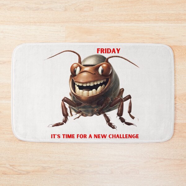Item preview, it's time for a new challenge, Friday, worm, designed and sold by LYDIA0304.