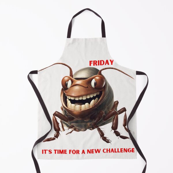 Item preview, it's time for a new challenge, Friday, worm, designed and sold by LYDIA0304.