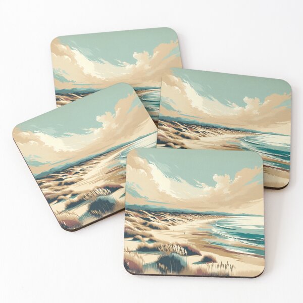 Item preview, Étendue Sereine : Plage de l'Espiguette designed and sold by FrescoDesign.