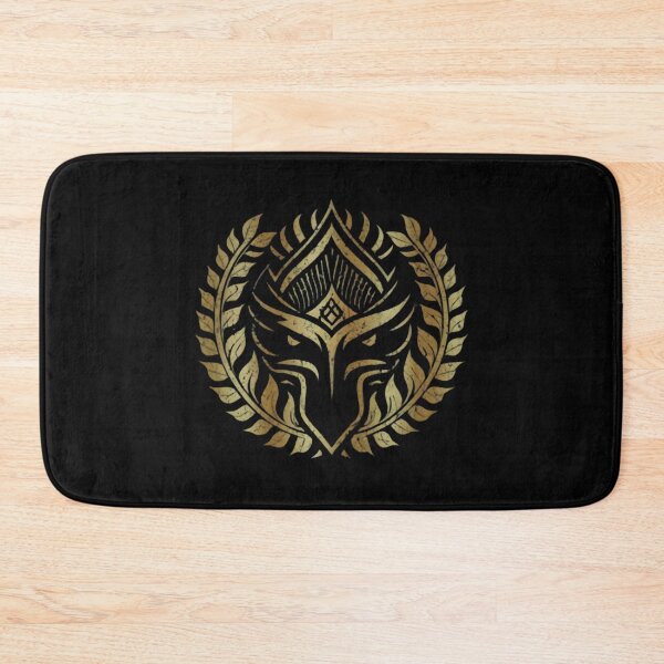 Item preview, Knight & Dragon Grunge Elegance - Mythical Gold Emblem designed and sold by DragonRealms.