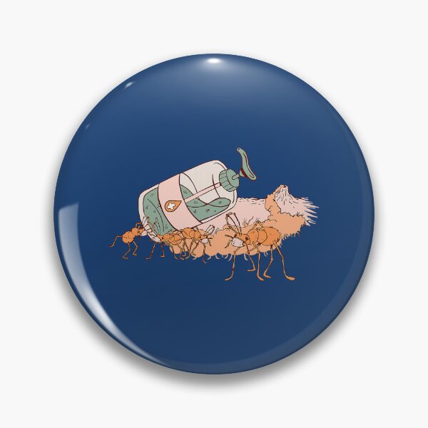 Item preview, Ants bring a bottle of disinfectant into their burrow designed and sold by figouraArtstic.
