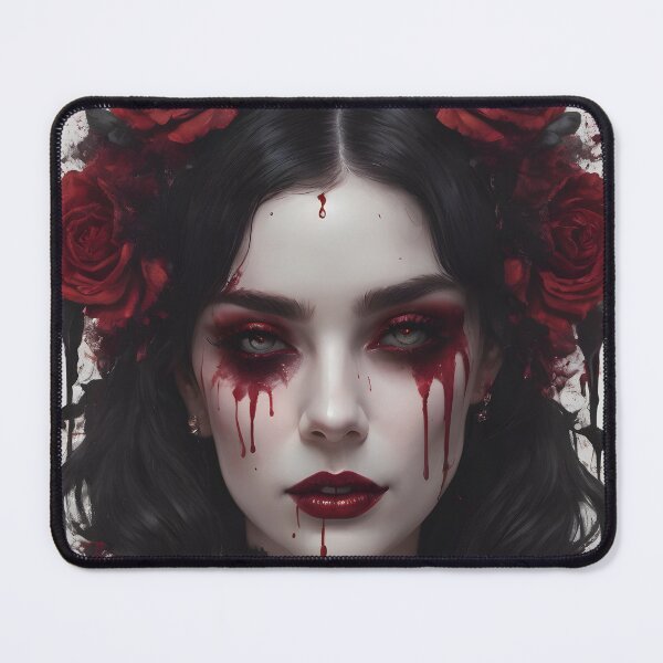 Item preview, Beautiful and creepy gothic woman designed and sold by Spooky Witch Dream.