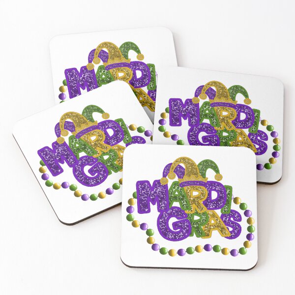 Item preview, Mardi Gras with Beads and Jester Hat designed and sold by Chris Clemmensen.