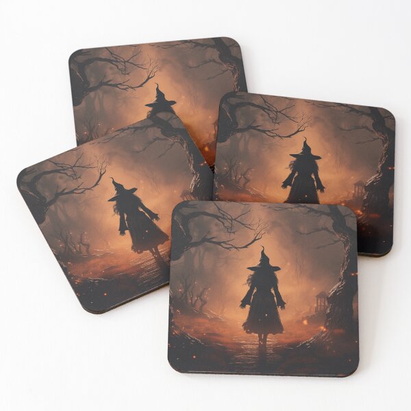 Item preview, Witch walking through a mysterious forest designed and sold by HappyStickBike.