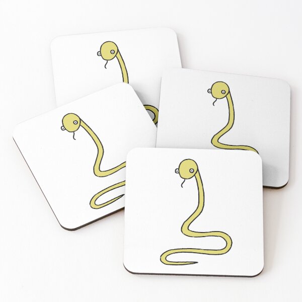 Item preview, Yellow snake drawing designed and sold by OrangesAndFun.