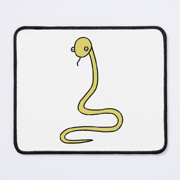 Item preview, Yellow snake drawing designed and sold by OrangesAndFun.