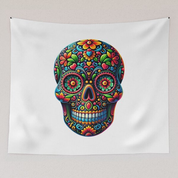 Item preview, Sugar Skull, Mexican Skull, Day of the Dead, Dias de Los Muertos  designed and sold by CharmStudio.