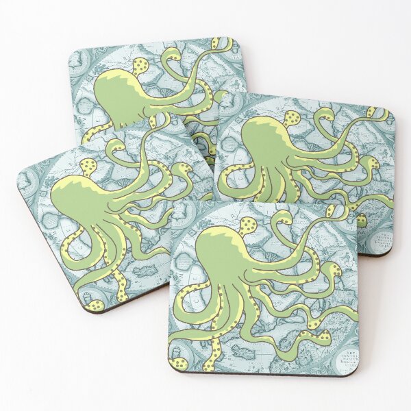 Item preview, Bathroom Shower Octopus designed and sold by notsweettea.