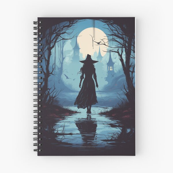 Item preview, Witch walking through a mysterious forest designed and sold by HappyStickBike.