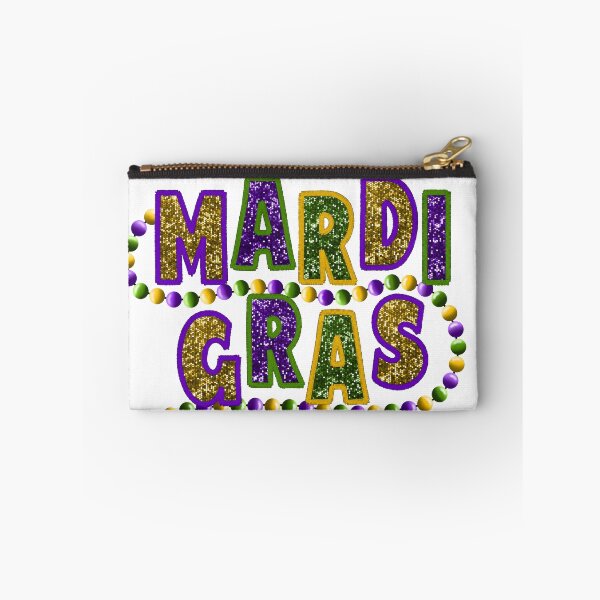 Artikelvorschau, Mardi Gras Kunststickerei mit Perlen entworfen und verkauft von Chris Clemmensen.