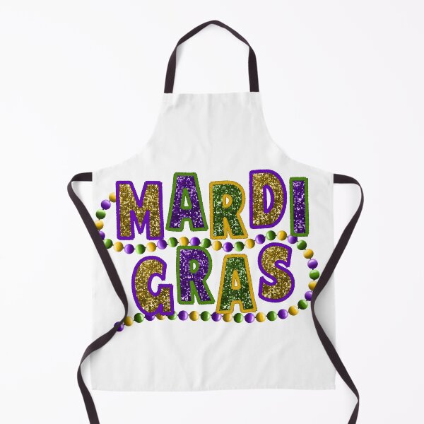 Artikelvorschau, Mardi Gras Kunststickerei mit Perlen entworfen und verkauft von Chris Clemmensen.