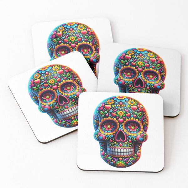 Item preview, Sugar Skull, Mexican Skull, Day of the Dead, Dias de Los Muertos  designed and sold by CharmStudio.