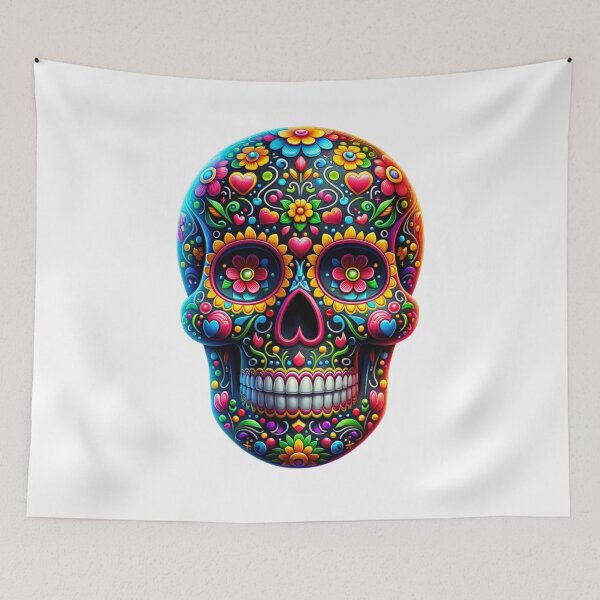 Item preview, Sugar Skull, Mexican Skull, Day of the Dead, Dias de Los Muertos  designed and sold by CharmStudio.