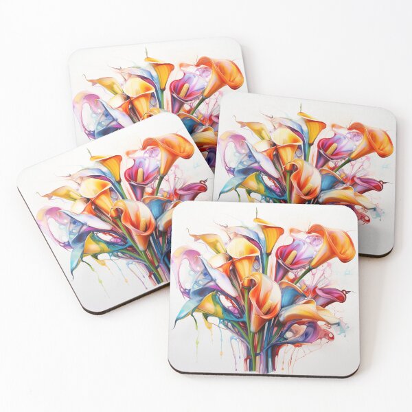 Item preview, Abstract Modern Art Calla Lilies designed and sold by SSW-images.