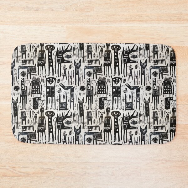 Item preview, Bright Art Brut Pattern Black & White designed and sold by sheprint.
