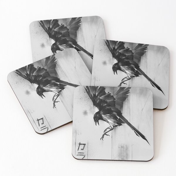 Item preview, Japanese Art Crow Kyosai Japanese Woodblock Art Print Retro designed and sold by figouraArtstic.