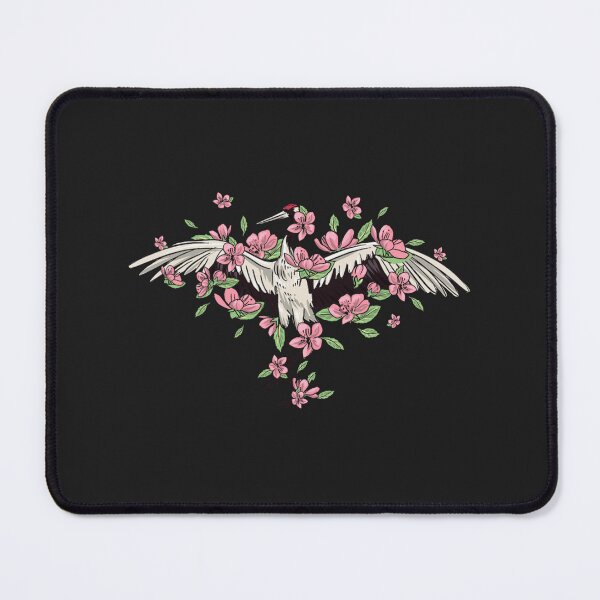Item preview, Japanese crane and crane with cherry blossom and Sakura designed and sold by figouraArtstic.