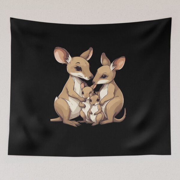Item preview, Kangaroo Family designed and sold by macadolie.