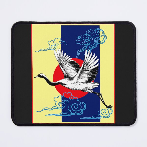 Item preview, Japanese Crane Bird Dance of Cranes Japanese Retro Art designed and sold by figouraArtstic.
