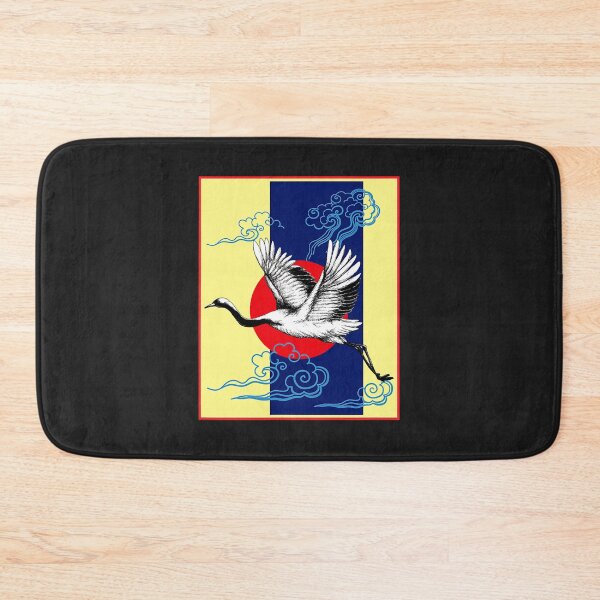 Item preview, Japanese Crane Bird Dance of Cranes Japanese Retro Art designed and sold by figouraArtstic.