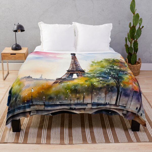 Item preview, Watercolour Of Eiffel Tower designed and sold by AIncredible.