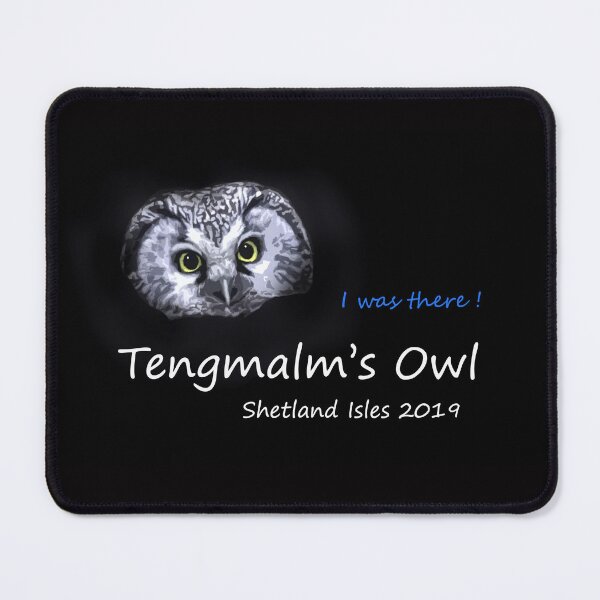 Item preview, Tengmalm's Owl - Shetland Isles - 2019 designed and sold by SteveEvansArt.