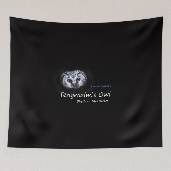 Item preview, Tengmalm's Owl - Shetland Isles - 2019 designed and sold by SteveEvansArt.