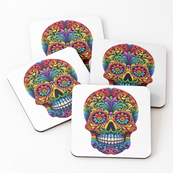 Item preview, Rainbow Sugar Skull designed and sold by CharmStudio.