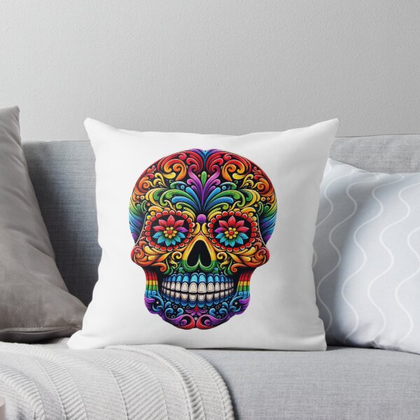 Item preview, Rainbow Sugar Skull designed and sold by CharmStudio.
