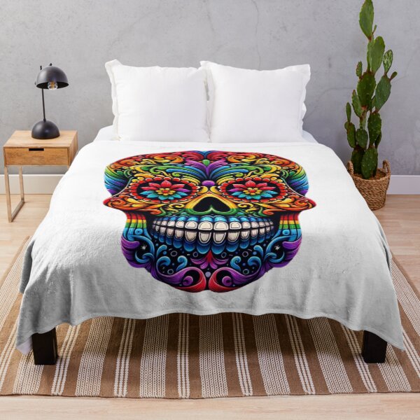 Item preview, Rainbow Sugar Skull designed and sold by CharmStudio.