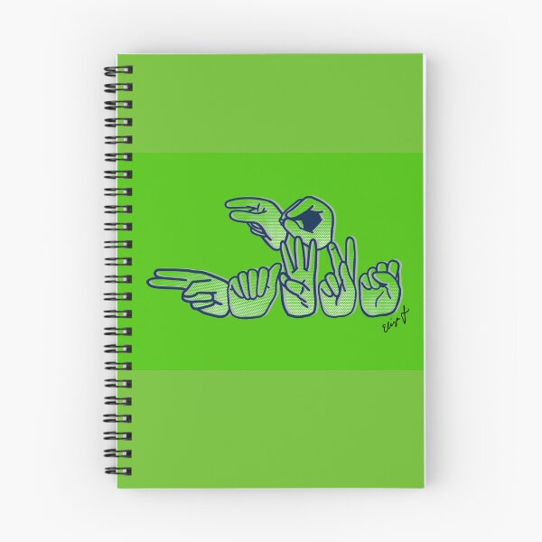 Item preview, Seattle Seahawks 'Go Hawks' In ASL designed and sold by Ezlinarts.