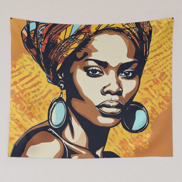 Item preview, Zoya Pop Art Portrait designed and sold by Yzakreativ.