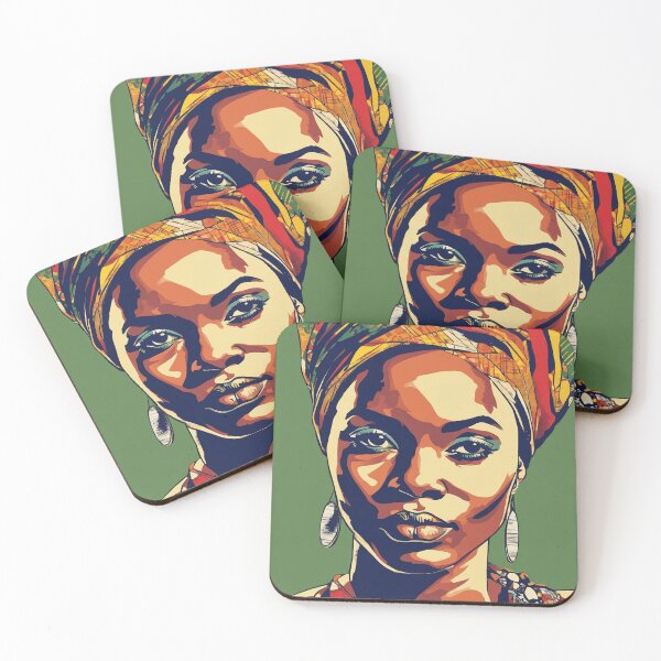 Item preview, Nasrin Pop Art Portrait designed and sold by Yzakreativ.