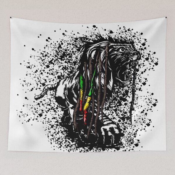Item preview, grass arts, the Lion Zion. Rastafarian designed and sold by GrassArts.