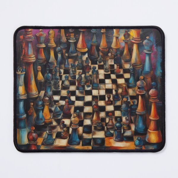 Item preview, Chess Mastery,  Abstract Expressionism, Digital Art designed and sold by Burn-Ego.