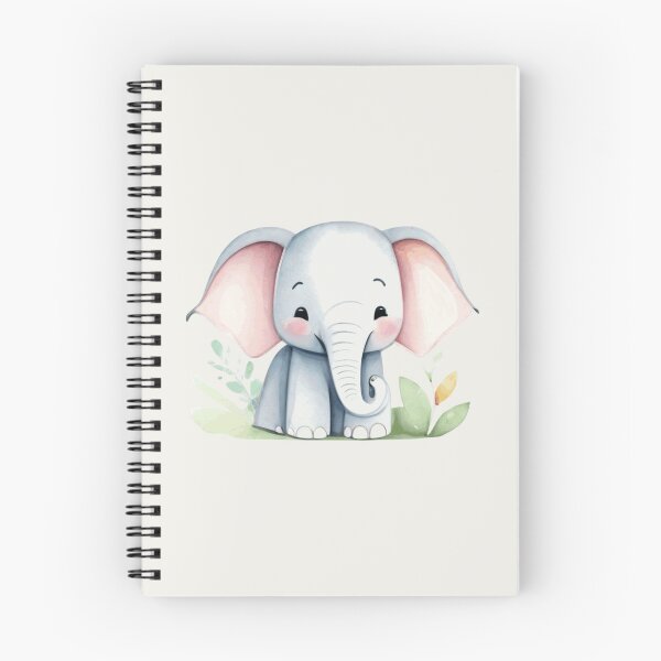 Item preview, Cute Watercolor Happy Baby Elephant designed and sold by lovelyandcute.