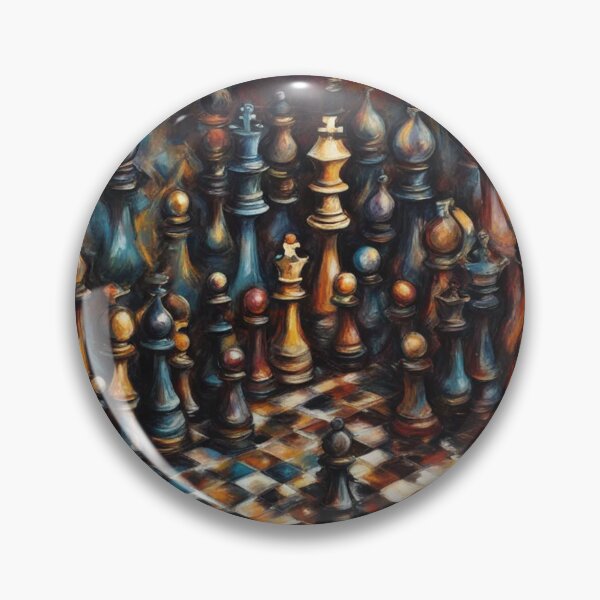 Item preview, Chess Battle, Abstract Expressionism, Digital Art designed and sold by Burn-Ego.