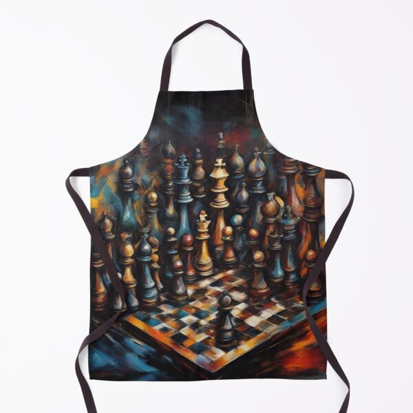 Item preview, Chess Battle, Abstract Expressionism, Digital Art designed and sold by Burn-Ego.