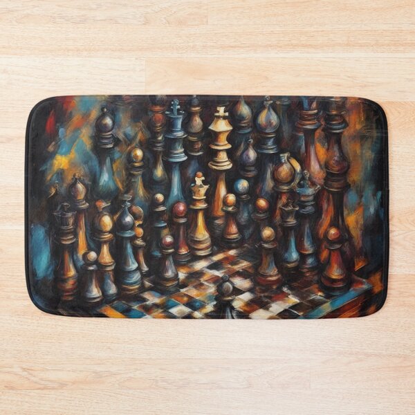 Item preview, Chess Battle, Abstract Expressionism, Digital Art designed and sold by Burn-Ego.