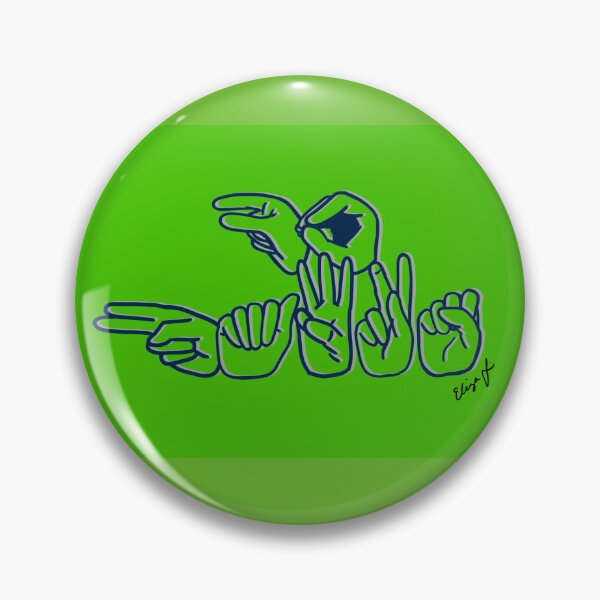 Item preview, Seattle Seahawks 'Go Hawks' In ASL designed and sold by Ezlinarts.
