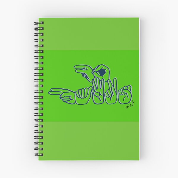 Item preview, Seattle Seahawks 'Go Hawks' In ASL designed and sold by Ezlinarts.