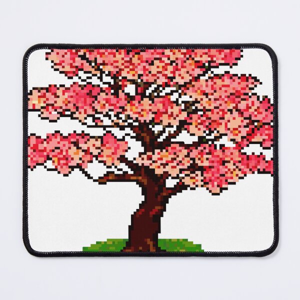 Item preview, Japanese Cherry Blossom Pixel Art designed and sold by 3D3NPixels.