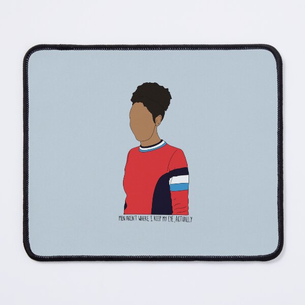 Item preview, "Men Aren't Where I Keep My Eye, Actually" Bill Potts Quote Print Design  designed and sold by abldesign.