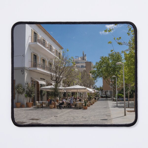 Item preview, Puerto Pollensa Square Mallorca Spain designed and sold by GG WALL ART.