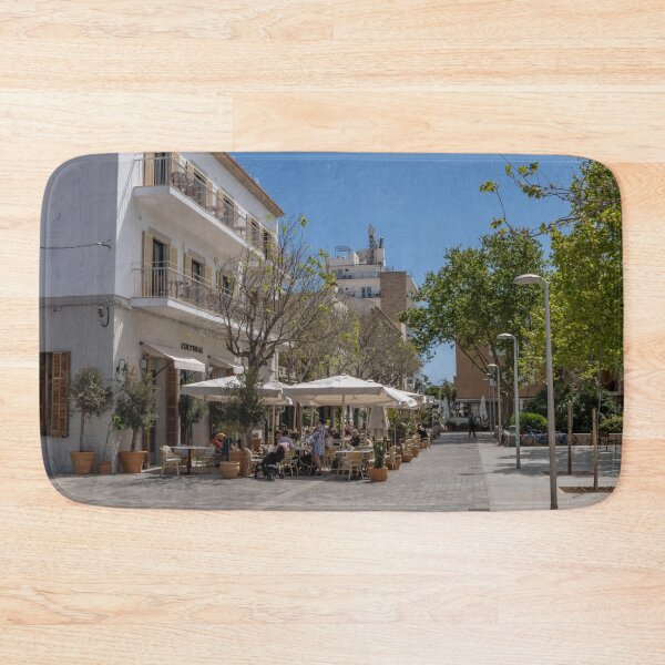 Item preview, Puerto Pollensa Square Mallorca Spain designed and sold by GG WALL ART.