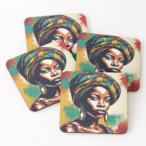 Item preview, Fatoumata Pop Art Portrait designed and sold by Yzakreativ.