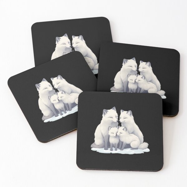 Item preview, Fox Mum Dad & Cubs designed and sold by macadolie.