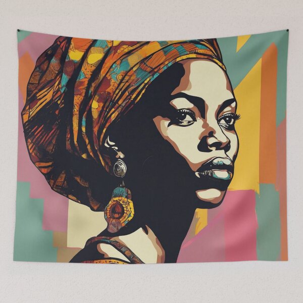 Item preview, Ashanti Pop Art Portrait designed and sold by Yzakreativ.