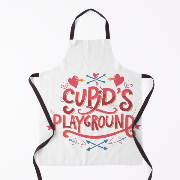 Item preview, Cupid's Playground Collection: Typographic Love Gifts with Hearts and Arrow Illustration designed and sold by HahaHandlesHub.